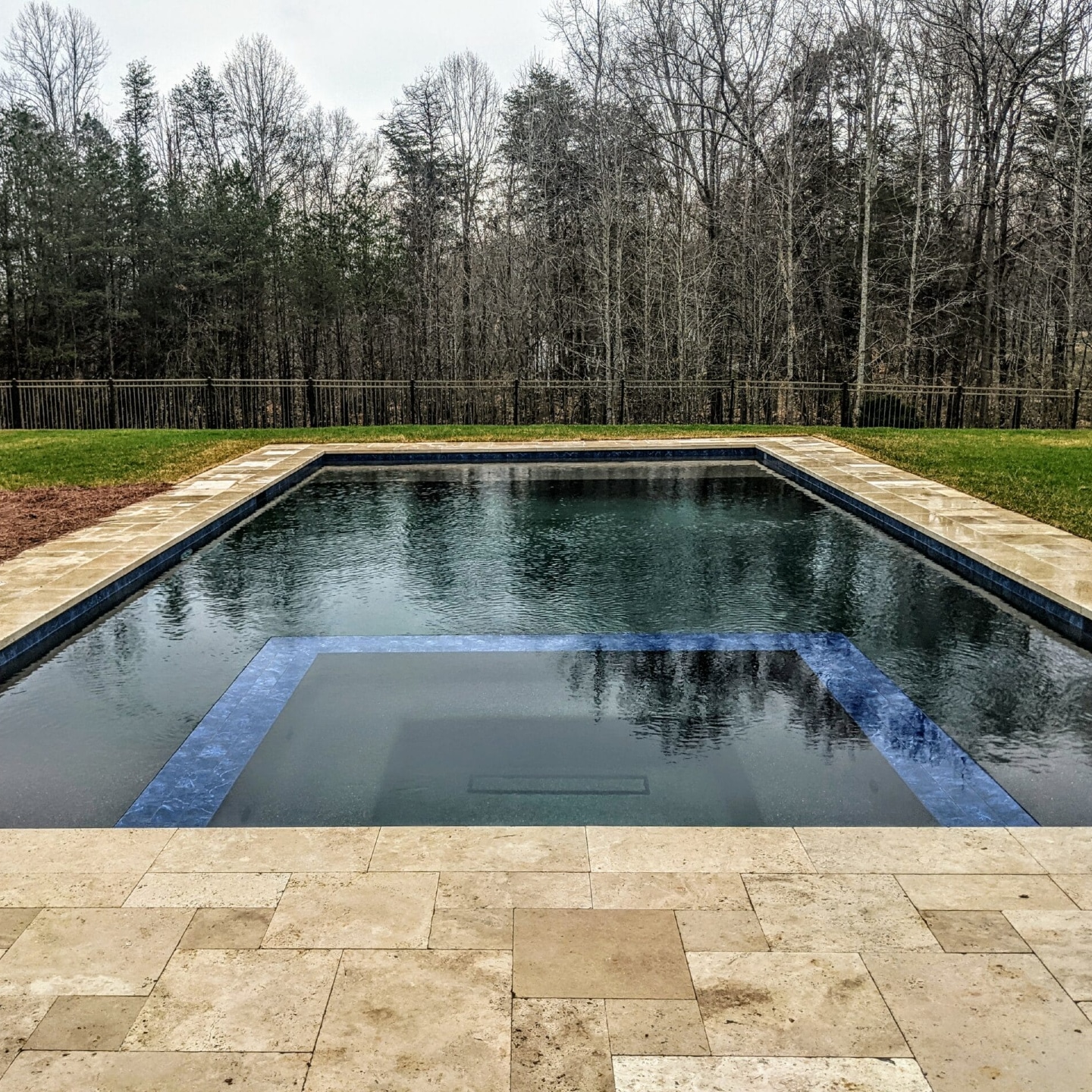 Summerfield Pool with Spa and Serious River Flow Swim Current Trainer