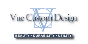 Vue Custom Pools & Design Logo